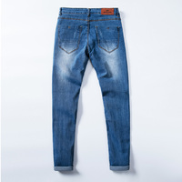 7 kolorów mężczyzn Stretch obcisłe dżinsy rurki moda Casual Slim Fit spodnie jeansowe męskie szare czarne Khaki białe spodnie marki 4